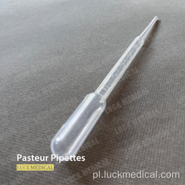 3ML Pasteur Pipete Sterylna plastik